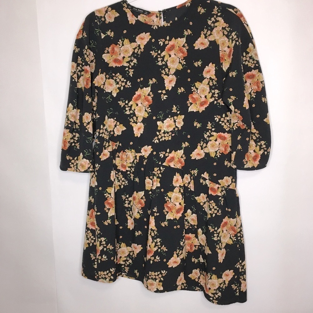 Zara Basics A-Symmetrical Floral Romper